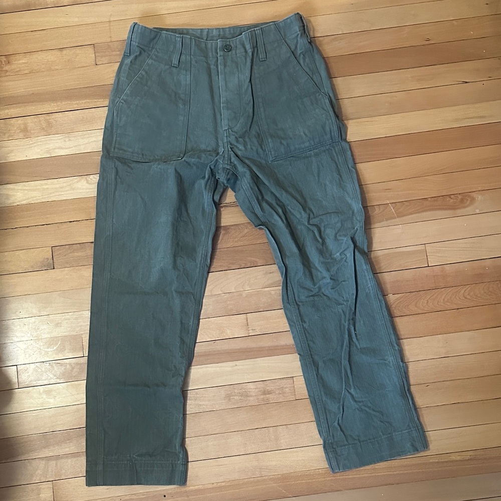 Filson Green Utility Work Pants